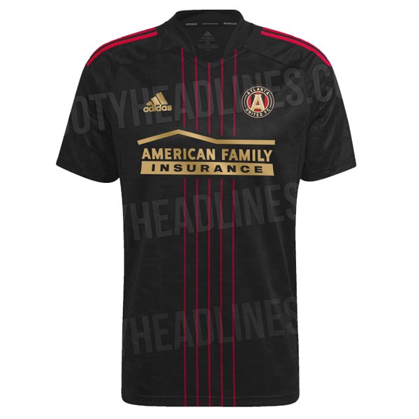 Tailandia Camiseta Atlanta United Replica Primera Ropa 2021/22 Negro